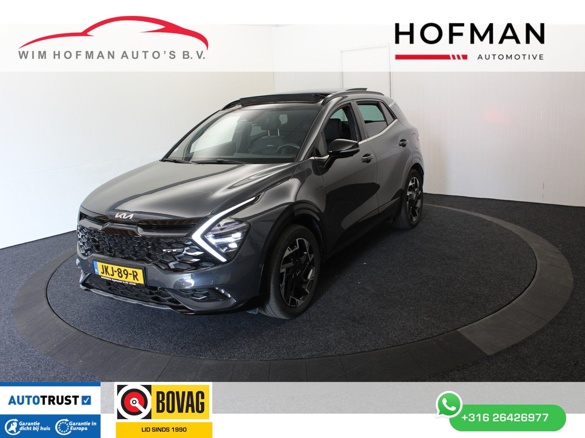 Kia Sportage 1.6 T-GDi Plug-in Hybr AWD 266Pk GT-PlusLine Pa, Auto's, Kia, 1350 kg, Gebruikt, 4 cilinders, Met garantie (alle)
