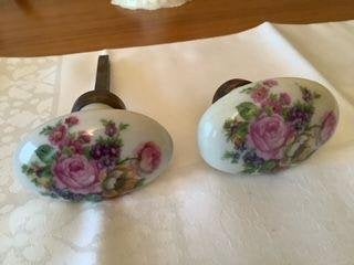 Limoges porseleinen deurkrukset deurknoppen deurgrepen, Ophalen, Zo goed als nieuw, Koper of Messing, Klink of Kruk