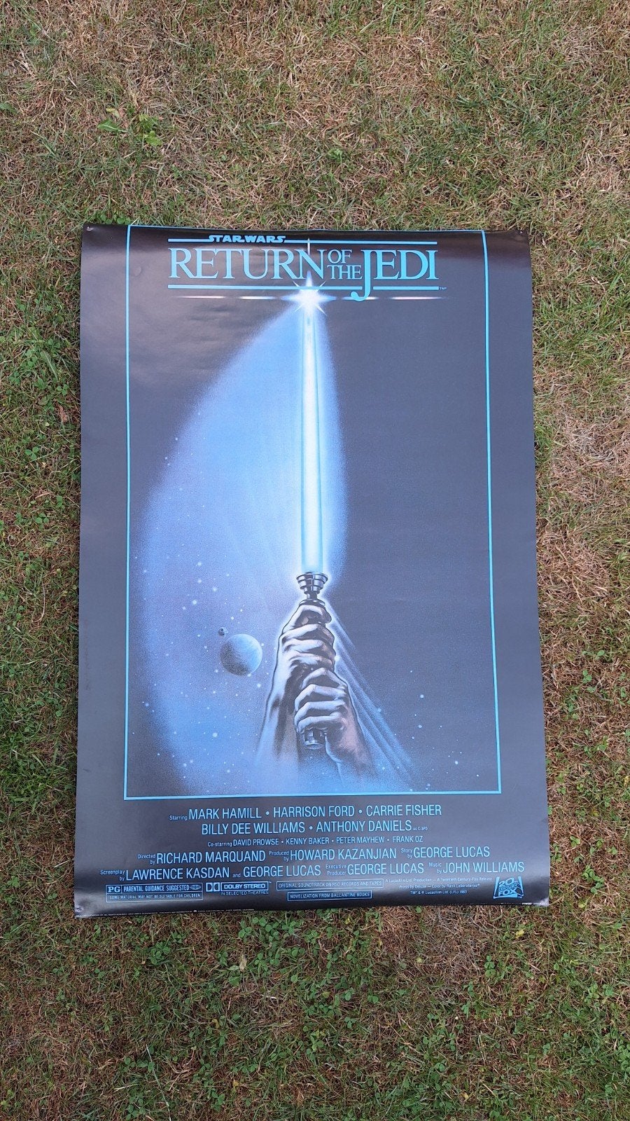 Originele Star Wars: Return of the Jedi Poster (1983), Ophalen of Verzenden, A1 t/m A3, Film en Tv