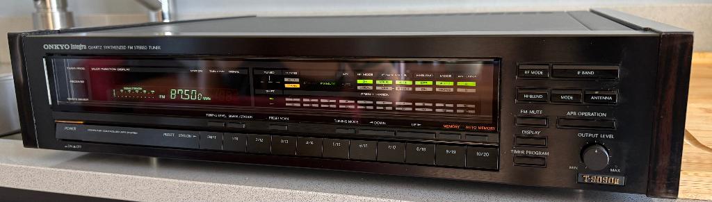 Onkyo T-9090II Integra – High-End FM Tuner, Ophalen, Zo goed als nieuw