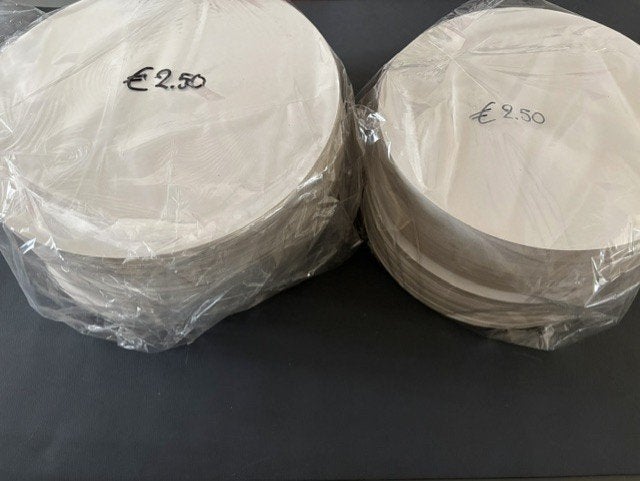 gebaks vlaai karton onderzetter per pakket per maat, Ophalen of Verzenden, Nieuw, Papier/karton