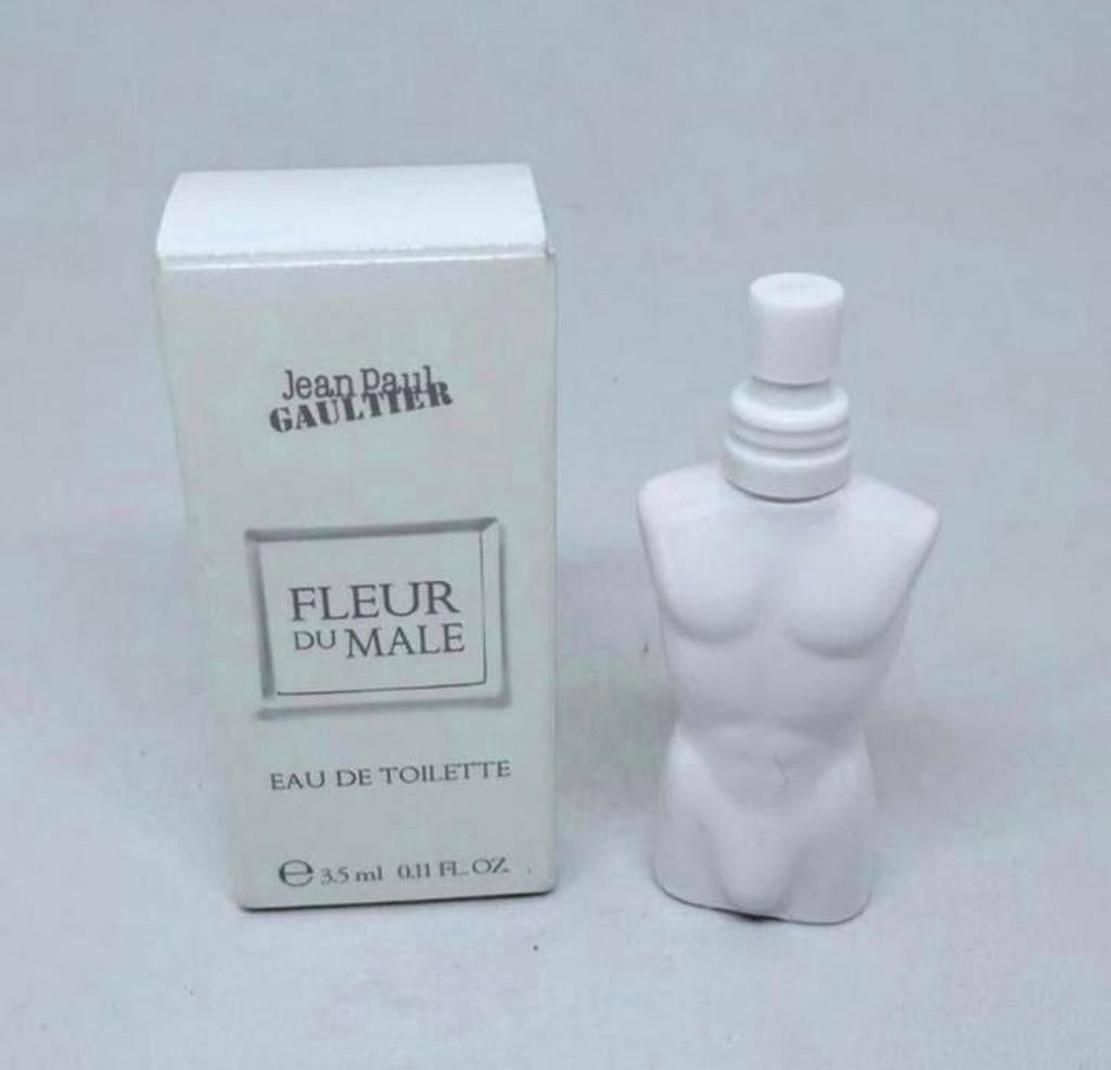 Parfumminiatuur Fleur du male Gaultier 3,5 ml edt zeldzaam, Verzenden, Nieuw, Miniatuur, Gevuld