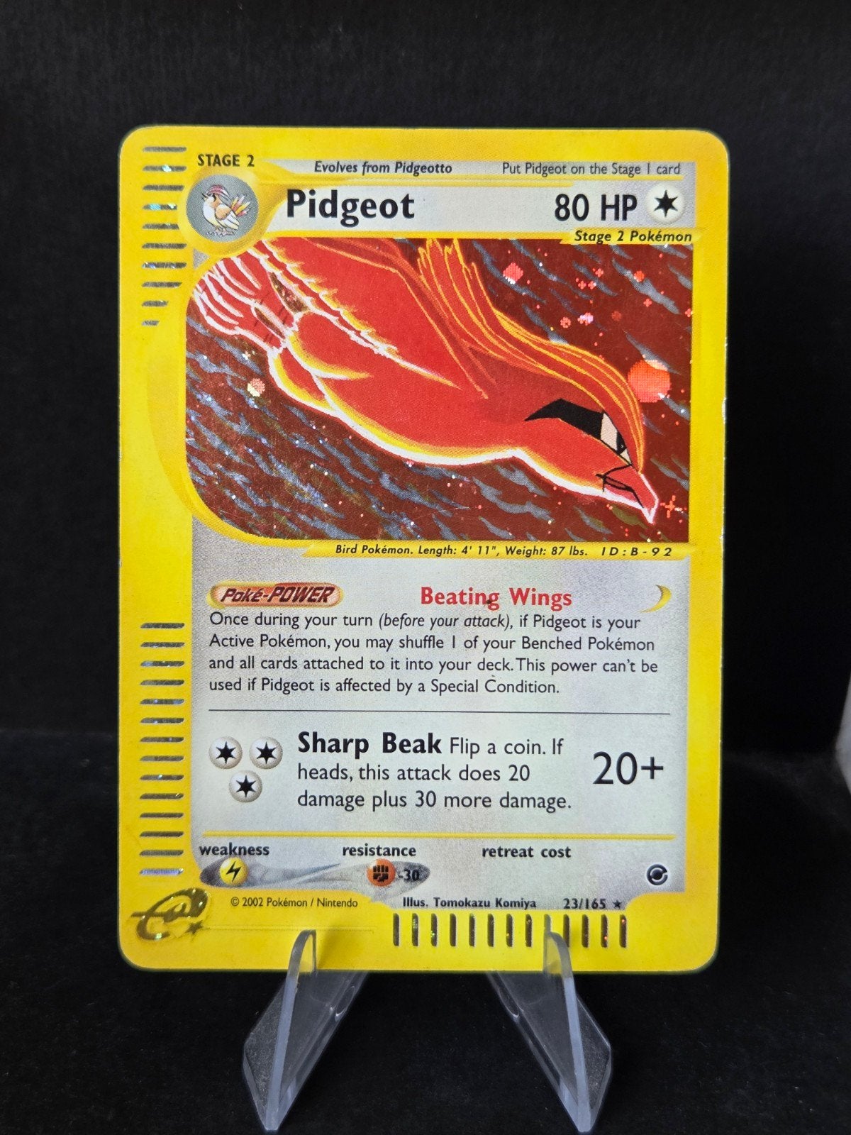 Pidgeot # 23 Expedition Base Set, Hobby en Vrije tijd, Verzamelkaartspellen | Pokémon, Ophalen of Verzenden, Zo goed als nieuw