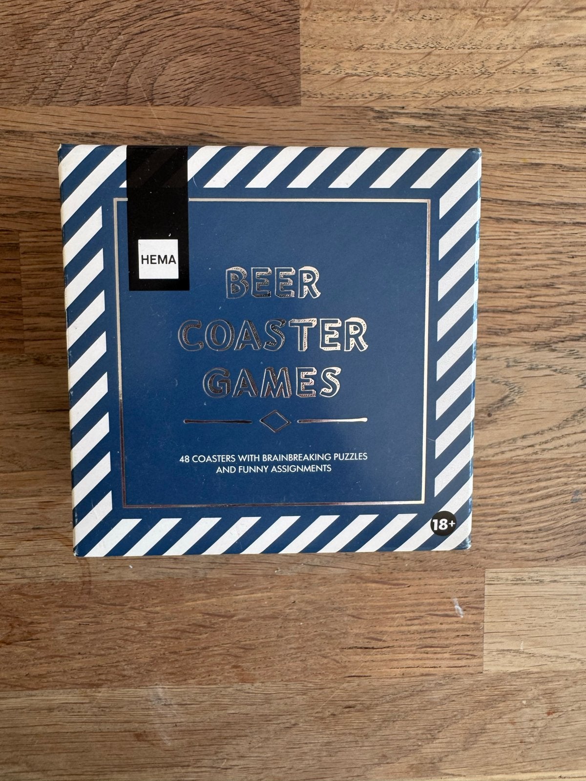 Hema Beer Coaster Games - 48 bierviltjes met puzzels, Ophalen of Verzenden, Zo goed als nieuw, Overige typen