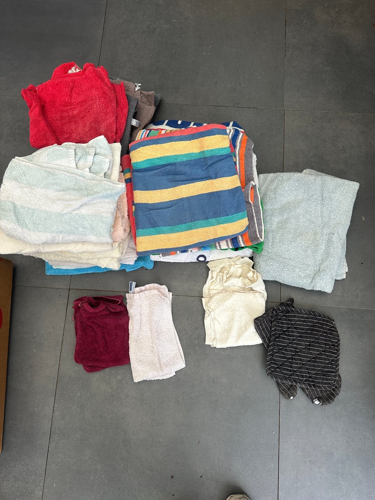 Handdoeken, Ophalen, Gebruikt, Meerkleurig, Handdoek