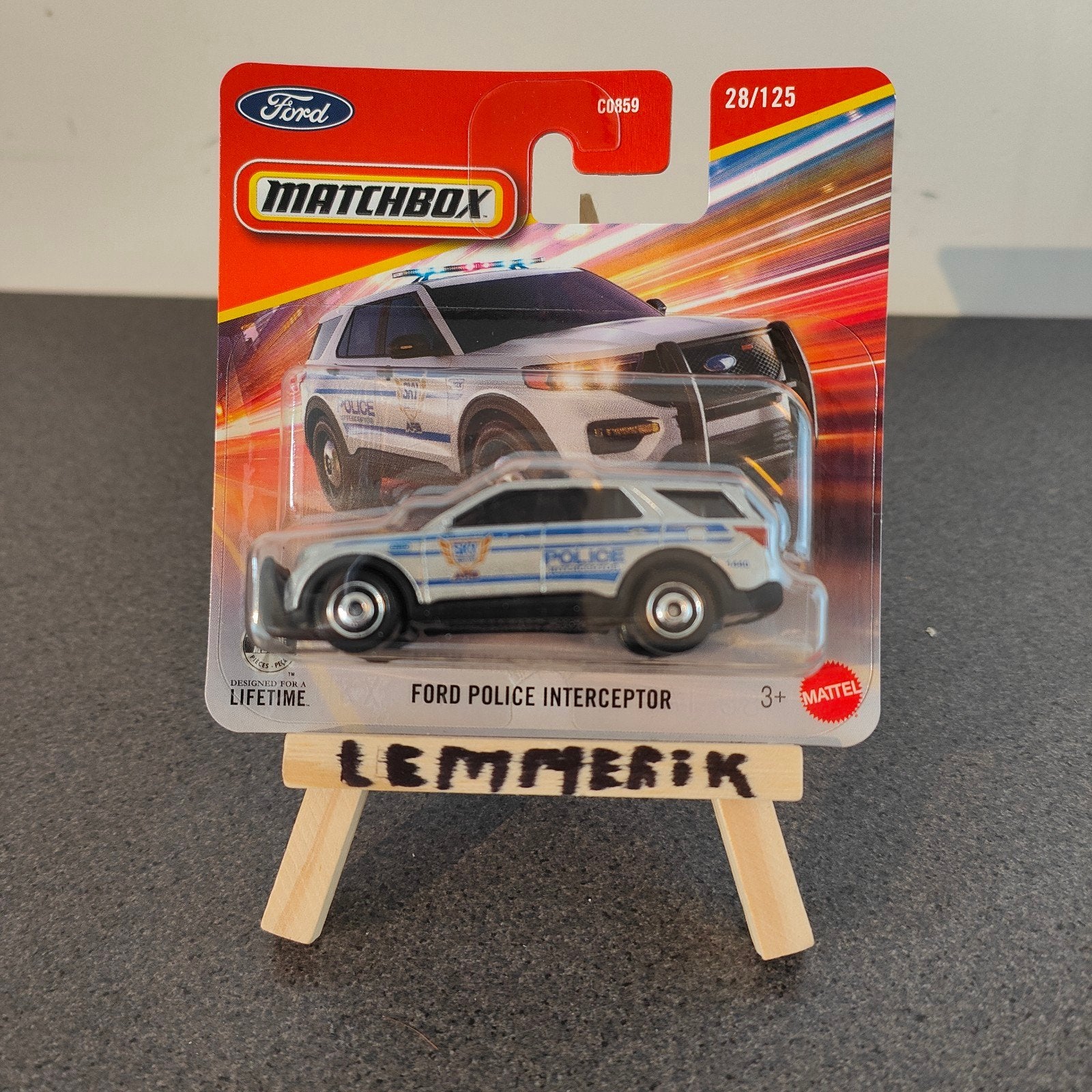 Matchbox Ford Police Interceptor 28/125, Ophalen of Verzenden, Nieuw, Auto