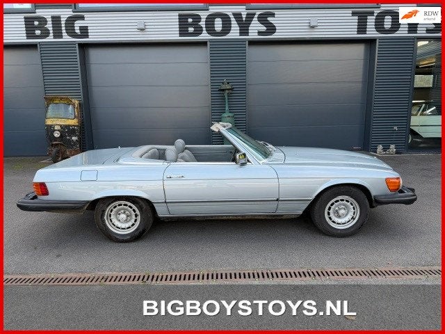 Mercedes-Benz 450 SL, Auto's, Automaat, Achterwielaandrijving, Grijs, Open dak