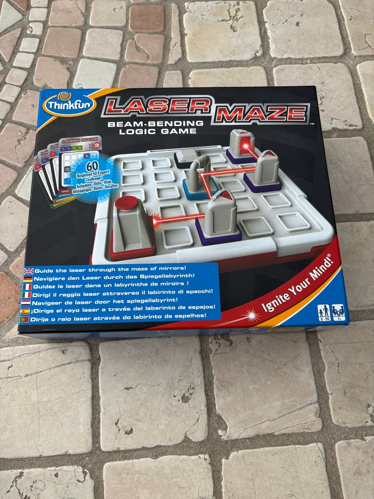Laser Maze: Beam-Bending Logic Game van ThinkFun!, Ophalen of Verzenden, Zo goed als nieuw, Puzzelen