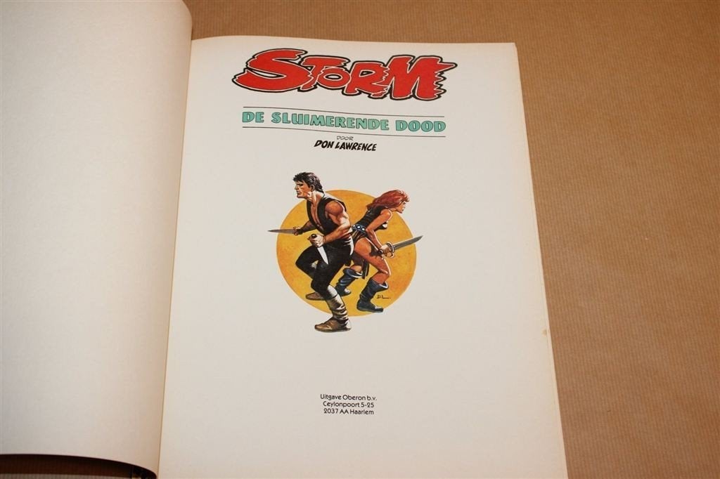 Storm 9 — De Sluimerende Dood [1e Druk 1982], Boeken, Eén stripboek, Ophalen of Verzenden, Gelezen