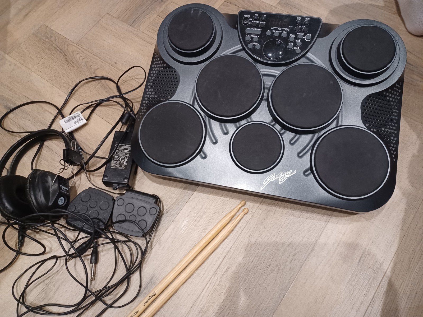 Elektronisch drumstel met accessoires, Ophalen, Zo goed als nieuw, Overige merken, Elektronisch