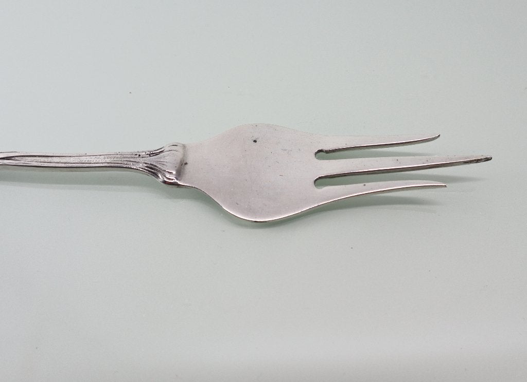 Antieke zilveren cakeprikker, Leeuwarden 1927, Ophalen of Verzenden, Zilver