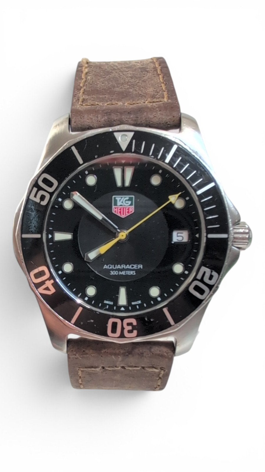 Tag Heuer Aquaracer 300m Quartz Horloge WAB1110, Sieraden, Tassen en Uiterlijk, Horloges | Heren, Ophalen of Verzenden, Staal