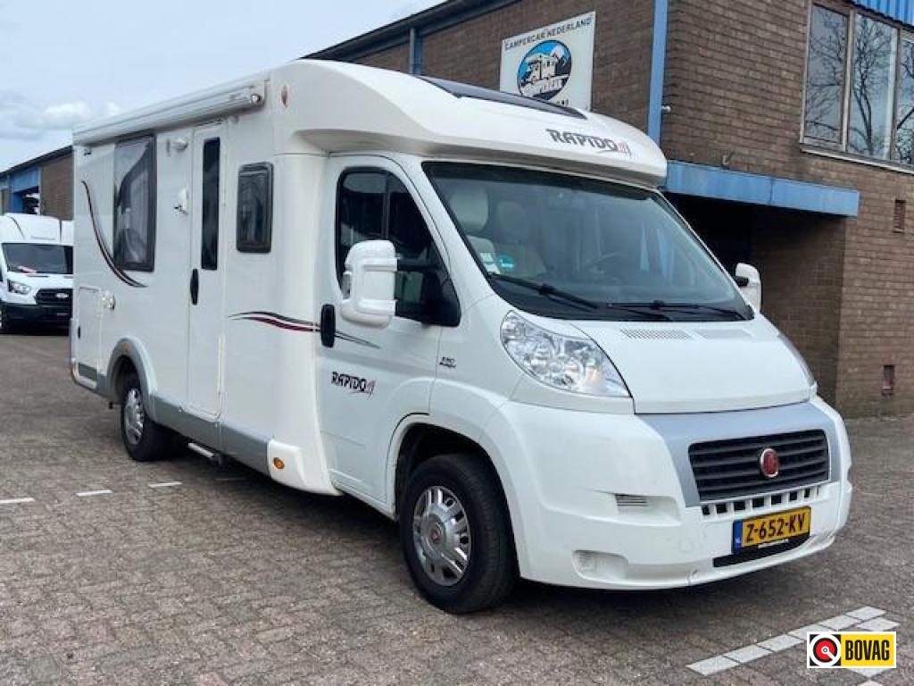 Rapido Le Randonneur 640 Face to face Queensbed Automaat !, Caravans en Kamperen, Campers, Automaat, Fiat, Airbags, Bedrijf