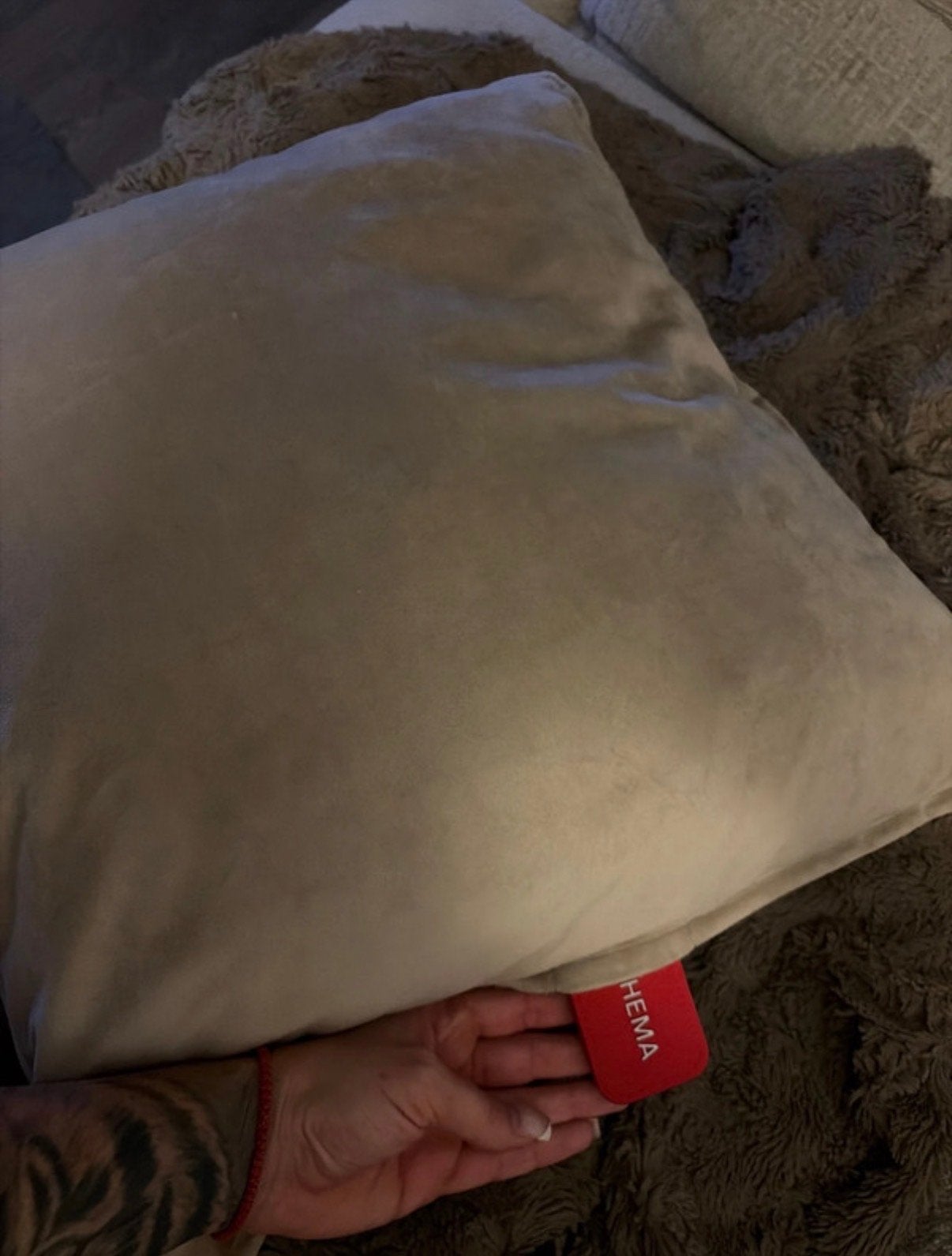 Hema Beige Oplaadbaar Warmtekussen - Weinig Gebruikt, Verzenden, Zo goed als nieuw, Beige, Warmtekussen