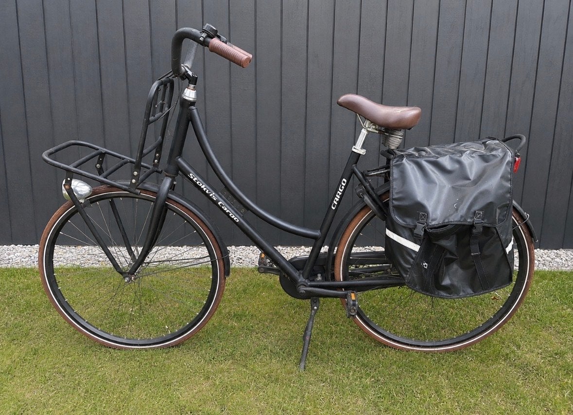 Stokvis Cargo Transportfiets - Zwart, Gebruikt, Terugtraprem, Gebruikt, Versnellingen, Ophalen