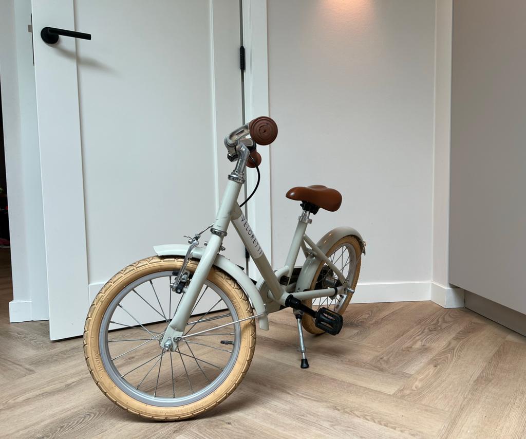 Veloretti Kinderfiets 16 inch, Fietsen en Brommers, Ophalen, Gebruikt, Velgrem, 16 tot 20 inch