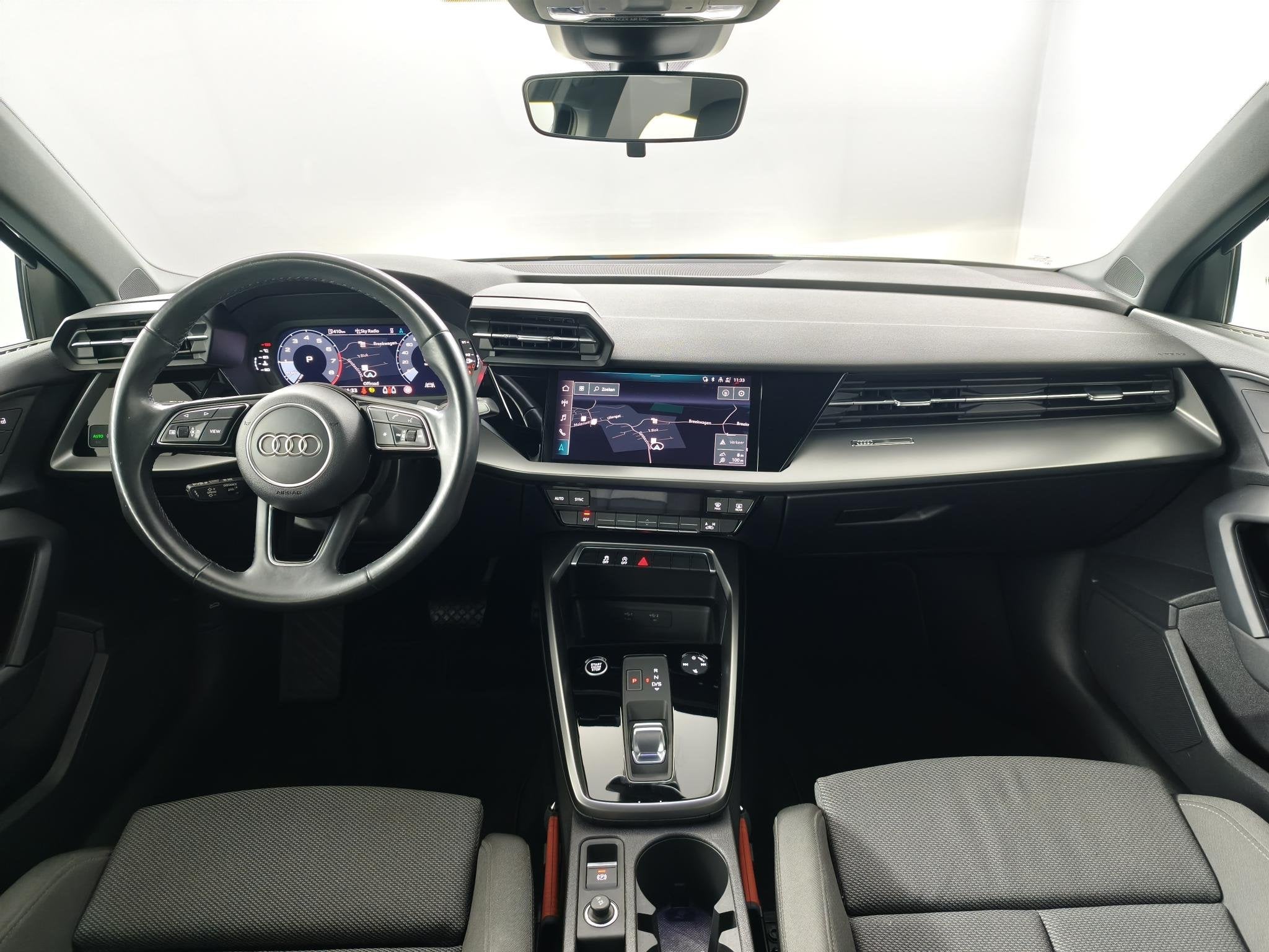 Audi A3 Sportback 30 TFSI Advanced edition | Virtual Cockpit, Stof, Gebruikt, Zwart, Origineel Nederlands