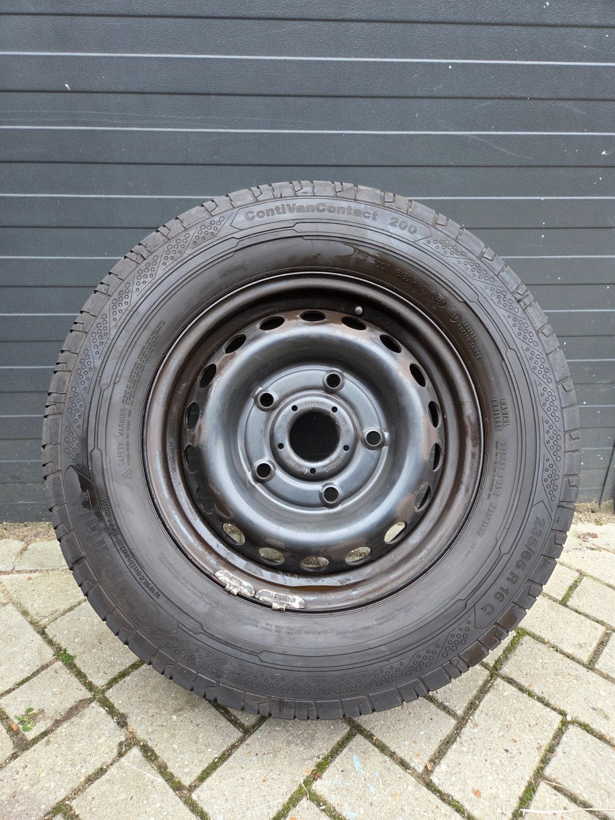 Ford Transit Custom reservewiel, Ophalen