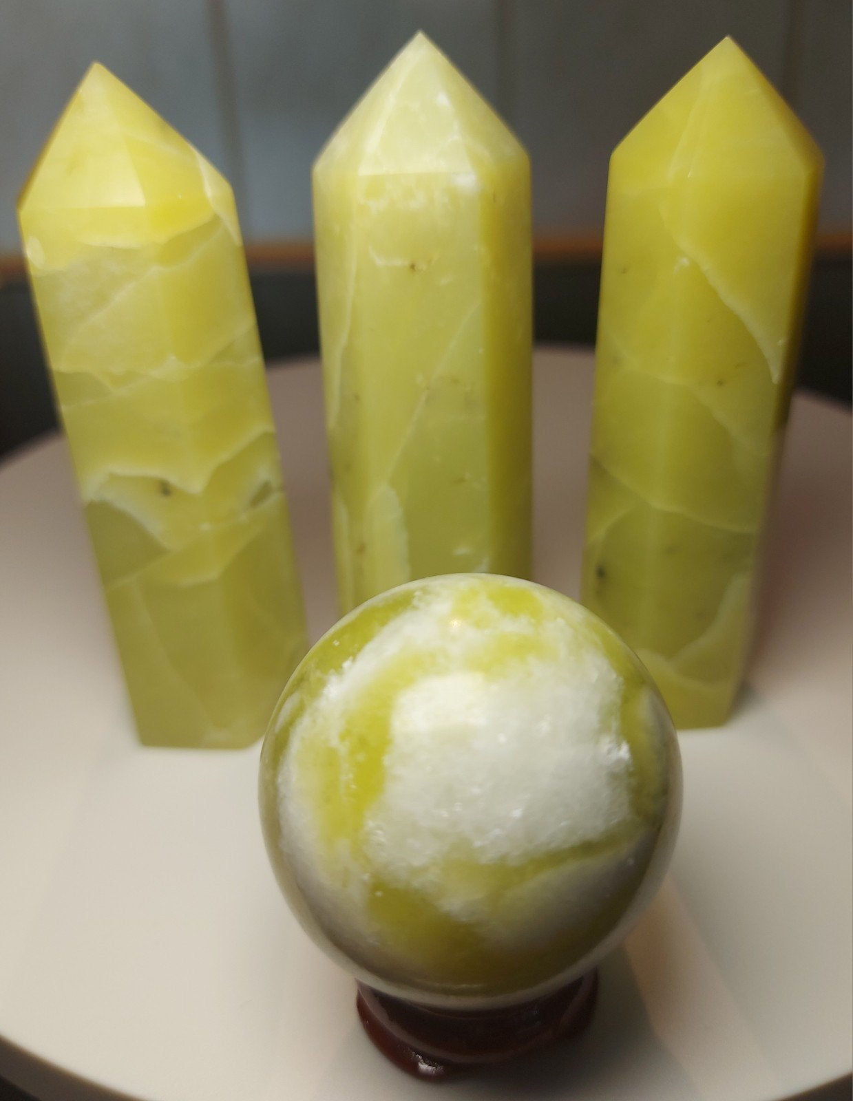 Prachtige Jade set, Ophalen of Verzenden