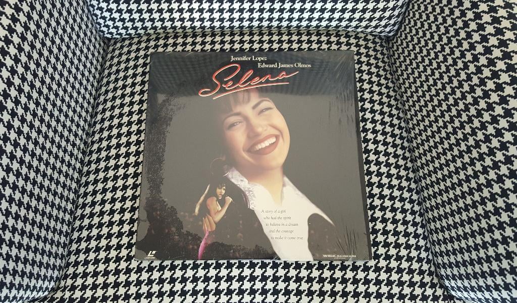 Selena - Movie - 2 x 12" Laserdisc - LD - Jennifer Lopez, Alle leeftijden, Ophalen, Gebruikt