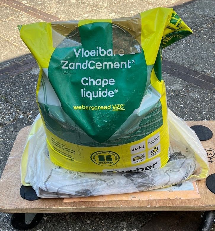 Zandcement, Ophalen, Nieuw, Overige typen