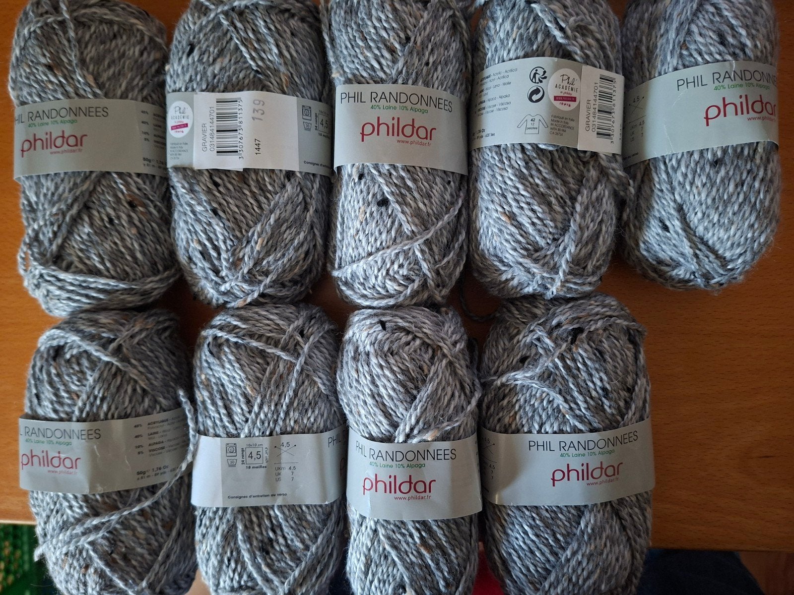 Phildar phil randonnees 5 partijtjes, Breien of Haken, Phildar, Nieuw, Ophalen of Verzenden