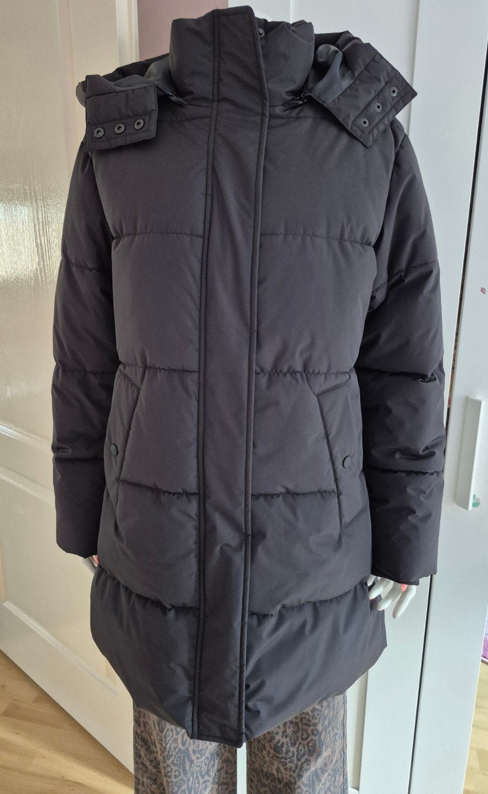 Nieuwe winterjas maat 38 van Anytime, Maat 38/40 (M), Zwart, Anytime, Nieuw