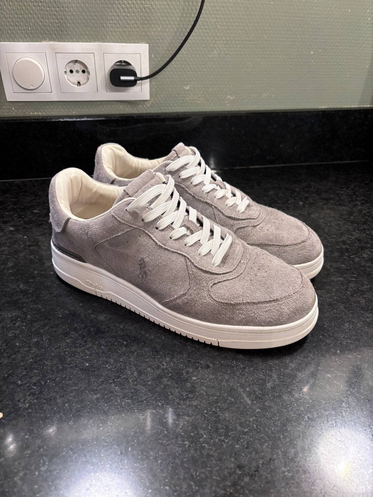 Polo ralph lauren sneakers suede maat 43, Ophalen of Verzenden