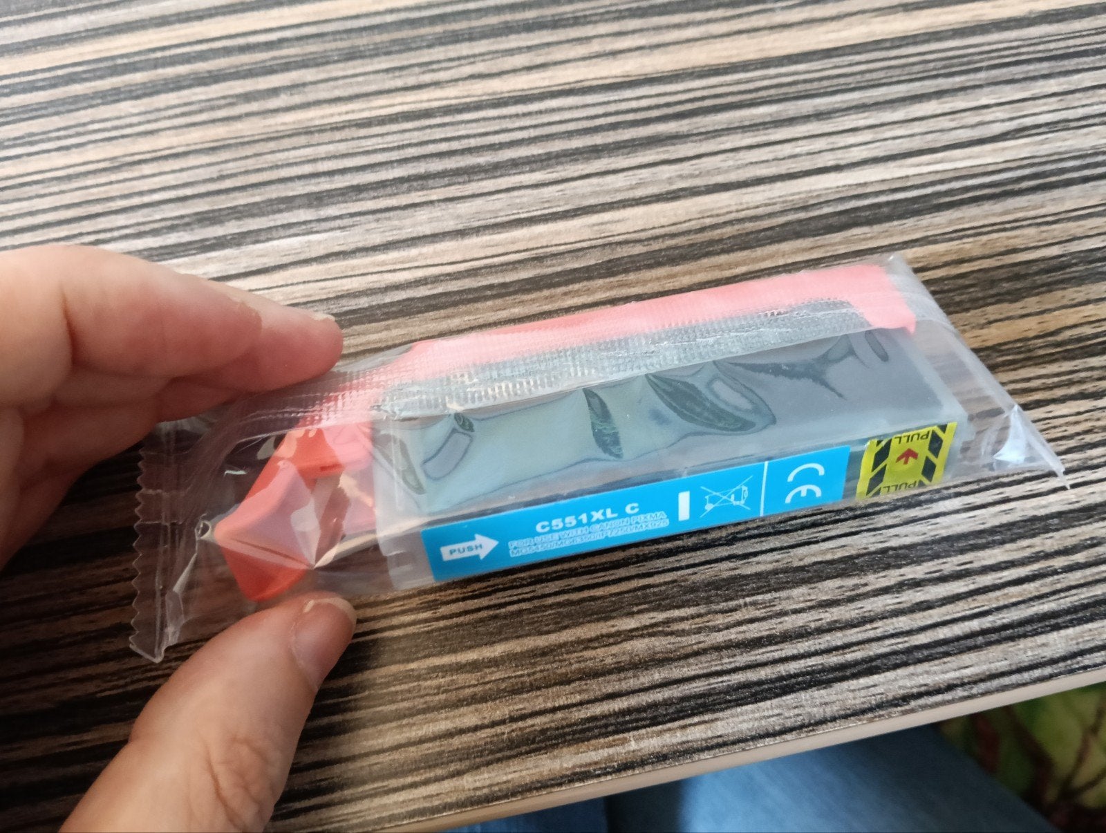 c551 xl kleur c huismerk cartridge 12ml nieuw canon, Verzenden, Nieuw, Cartridge, Canon