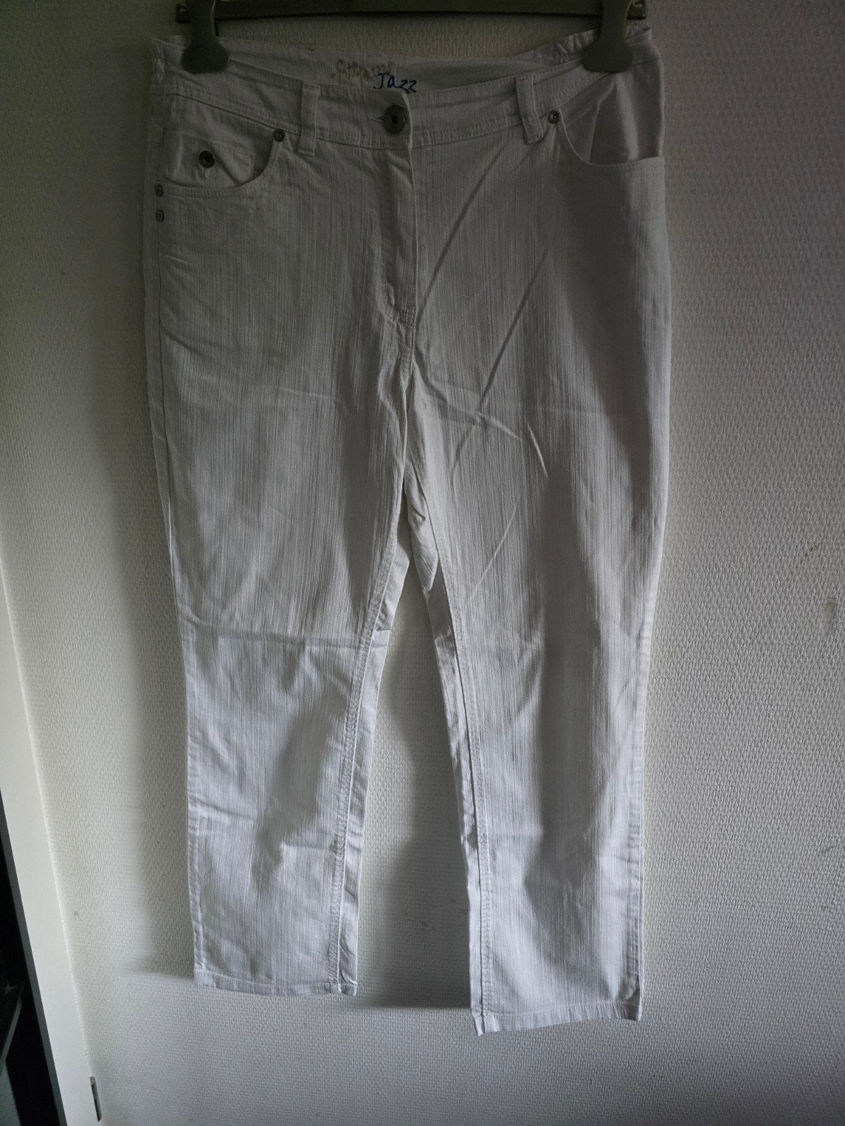 Miss Etam dames Witte  broek  maat 44/32, Wit, Maat 42/44 (L), Ophalen of Verzenden, Miss Etam