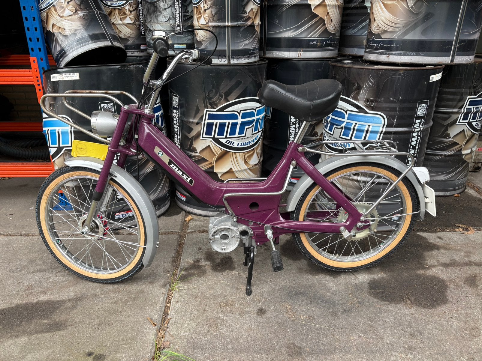2x Puch Maxi N 1969 met kenteken en matching numbers, Fietsen en Brommers, Ophalen, Zo goed als nieuw, Maxi
