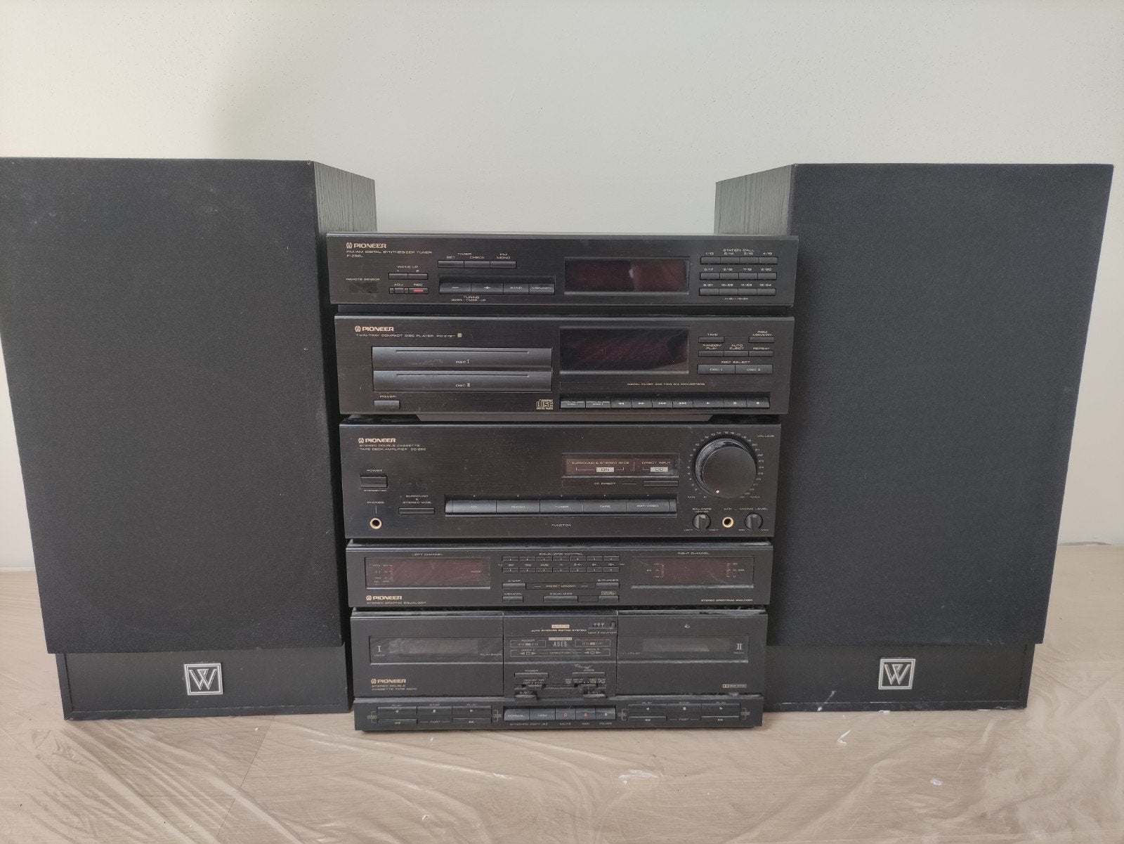 Pioneer stereoset met Wharfedale Speakers, Audio, Tv en Foto, Stereo-sets, Ophalen, Gebruikt, Losse componenten, Tuner of Radio