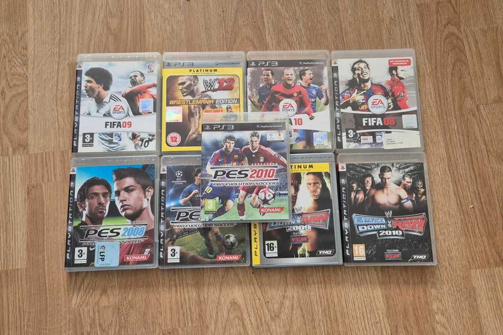 Diverse PS3 Games - FIFA, PES, WWE - Goede Staat, Gebruikt, 2 spelers, Ophalen of Verzenden, Eén computer