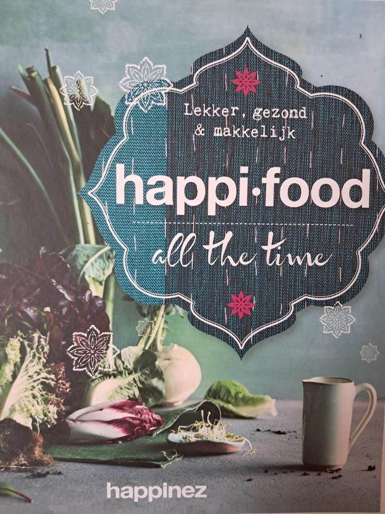 Happi Food All The Time - Lekker, Gezond & Makkelijk, Happinez, Zo goed als nieuw, Gezond koken, Overige gebieden