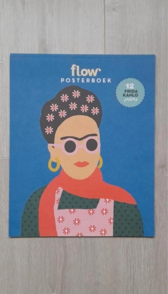 Flow Posterboek Frida kahlo, met 12 posters. Nieuw!, Verzamelen, Ophalen of Verzenden, Nieuw, A4 of kleiner