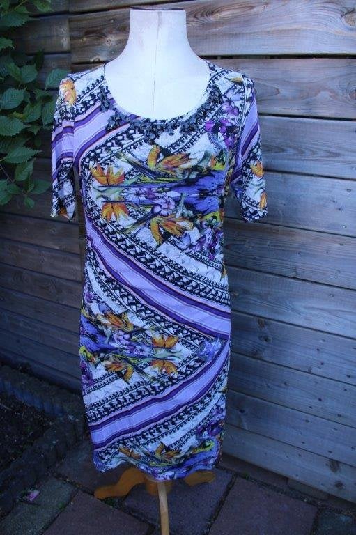 Jurk paars gekleurd OUi mt 42 Vaste prijs, Kleding | Dames, Paars, Maat 42/44 (L), Ophalen of Verzenden, Zo goed als nieuw