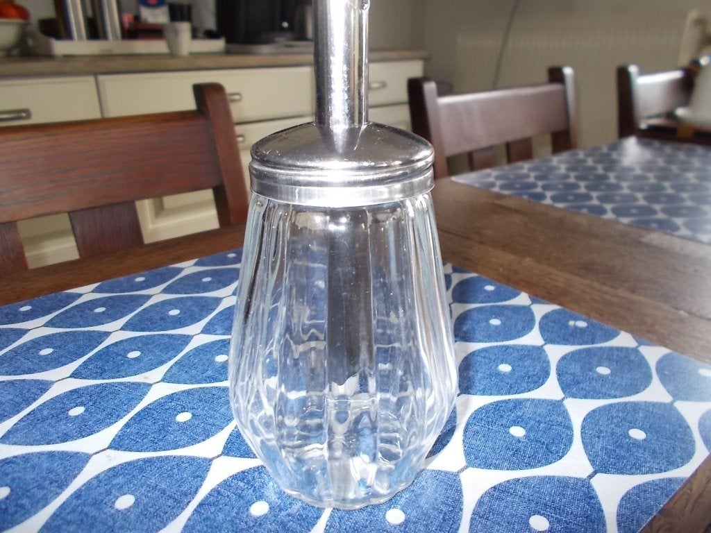 Glazen suikerstrooier,suikerpot ,Stoha, Ophalen of Verzenden