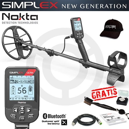 DTECTOR PLAZA: Nokta Simplex Ultra, licht waterdicht oplaadb, Overige merken, Meer dan 30 cm, Nieuw, Ophalen of Verzenden
