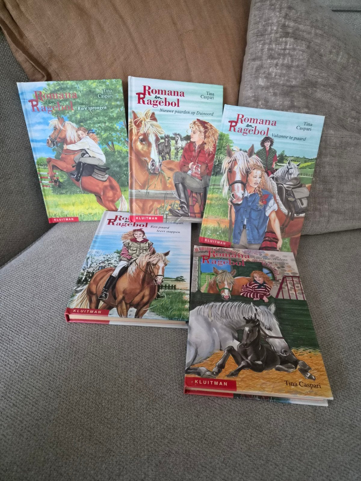 Romana en Ragebol Paardenboeken! 5 stuks., Gelezen, Tina Caspari, Ophalen of Verzenden, Fictie
