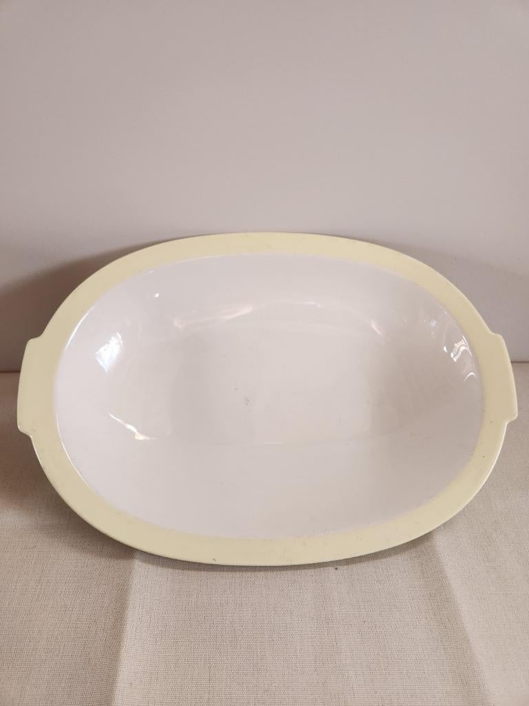 Petrus Regout Serveerschaal/schaal – Pastel Geel, Ophalen of Verzenden