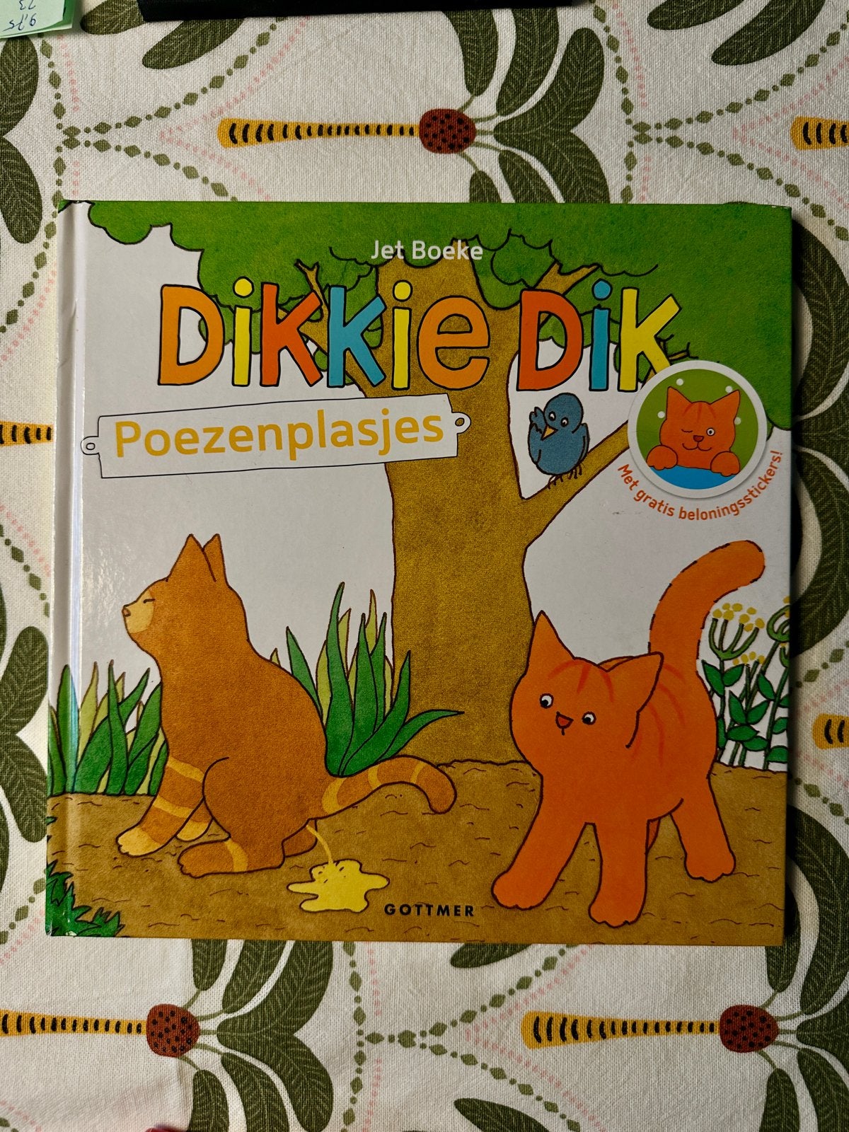 Dikkie Dik Poezenplasjes - Jet Boeke (met stickers), Fictie algemeen, Jongen of Meisje, Ophalen of Verzenden, Zo goed als nieuw