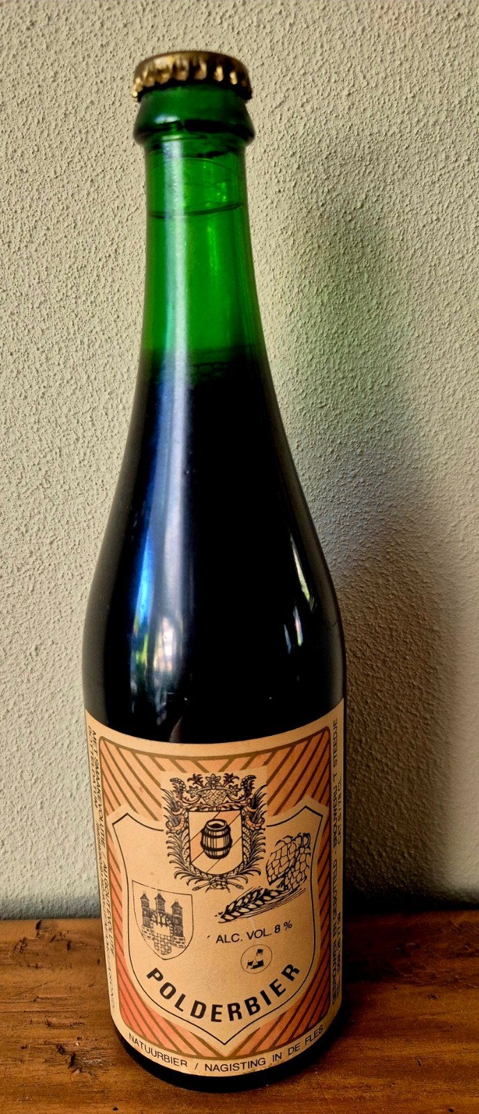 Fles Polder bier Brouwerij 't Steedje 8% verzamelen proeven, Ophalen of Verzenden, Zo goed als nieuw, Flesje(s), Overige merken