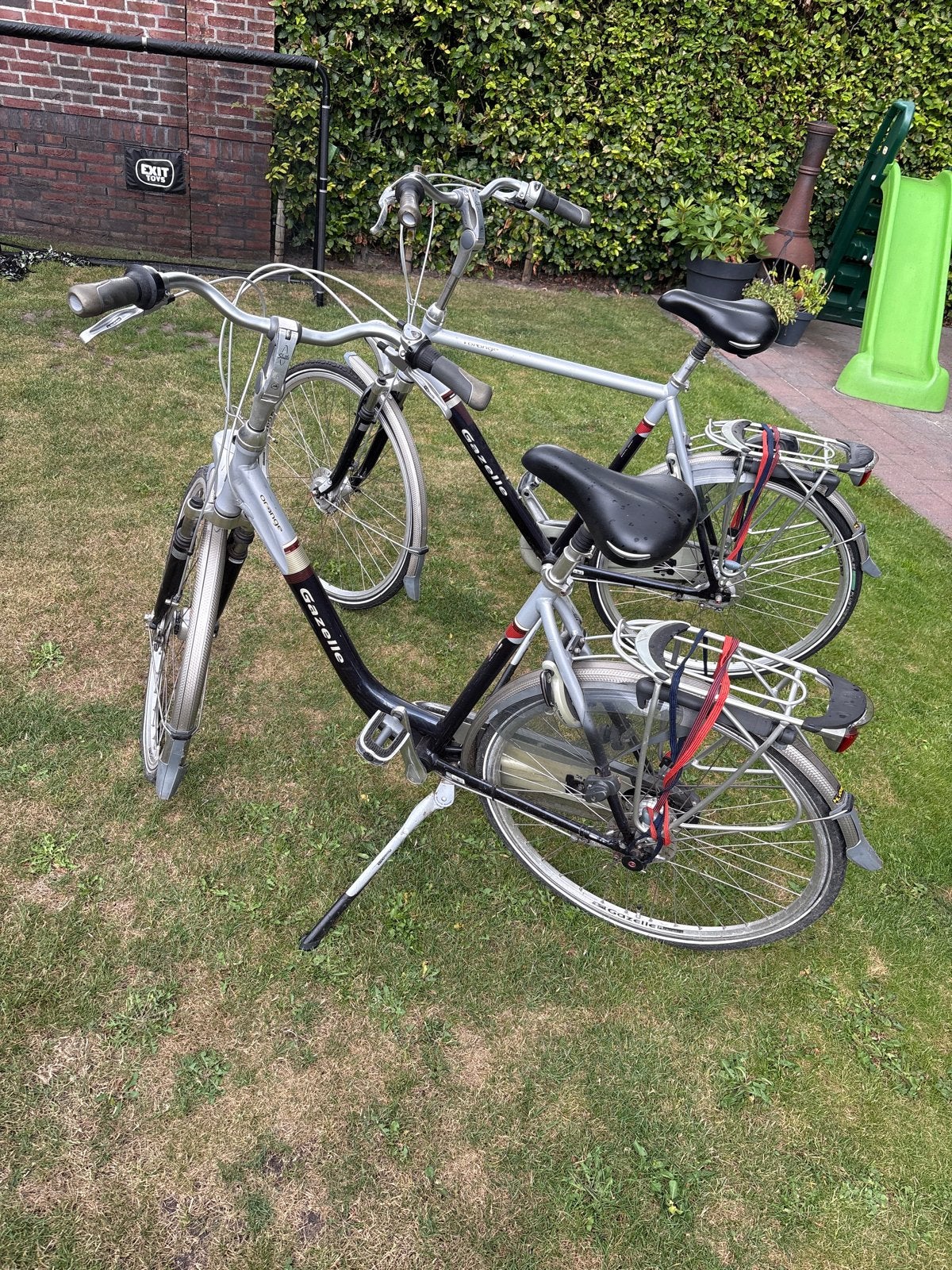Twee Gazelle orange heren/damesfietsen - Ideaal voor stellen, Ophalen, Versnellingen, Zo goed als nieuw, Schijfrem