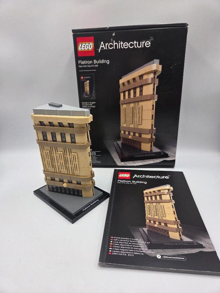 Lego Architecture 21023 Flatiron Building, Ophalen of Verzenden, Zo goed als nieuw, Complete set, Lego