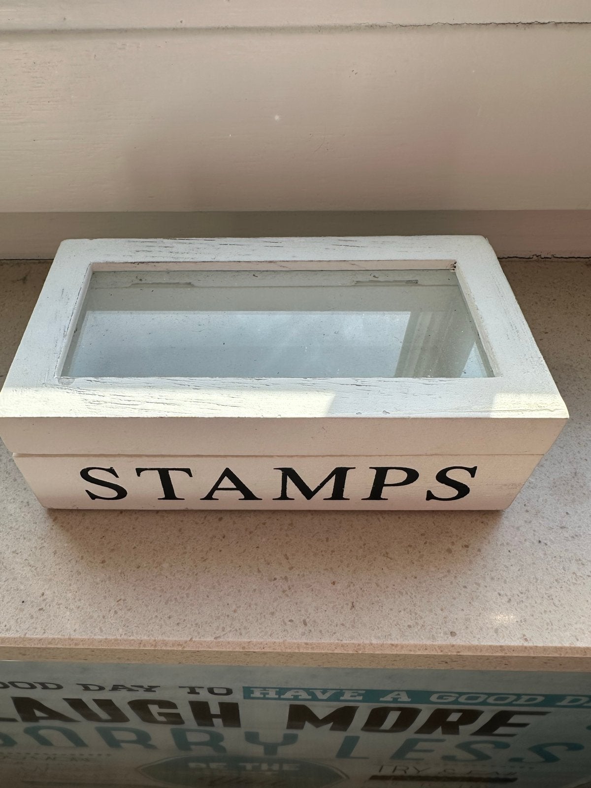 Riverdale - Stamps bakje, Ophalen of Verzenden, Gebruikt, Wit, Hout