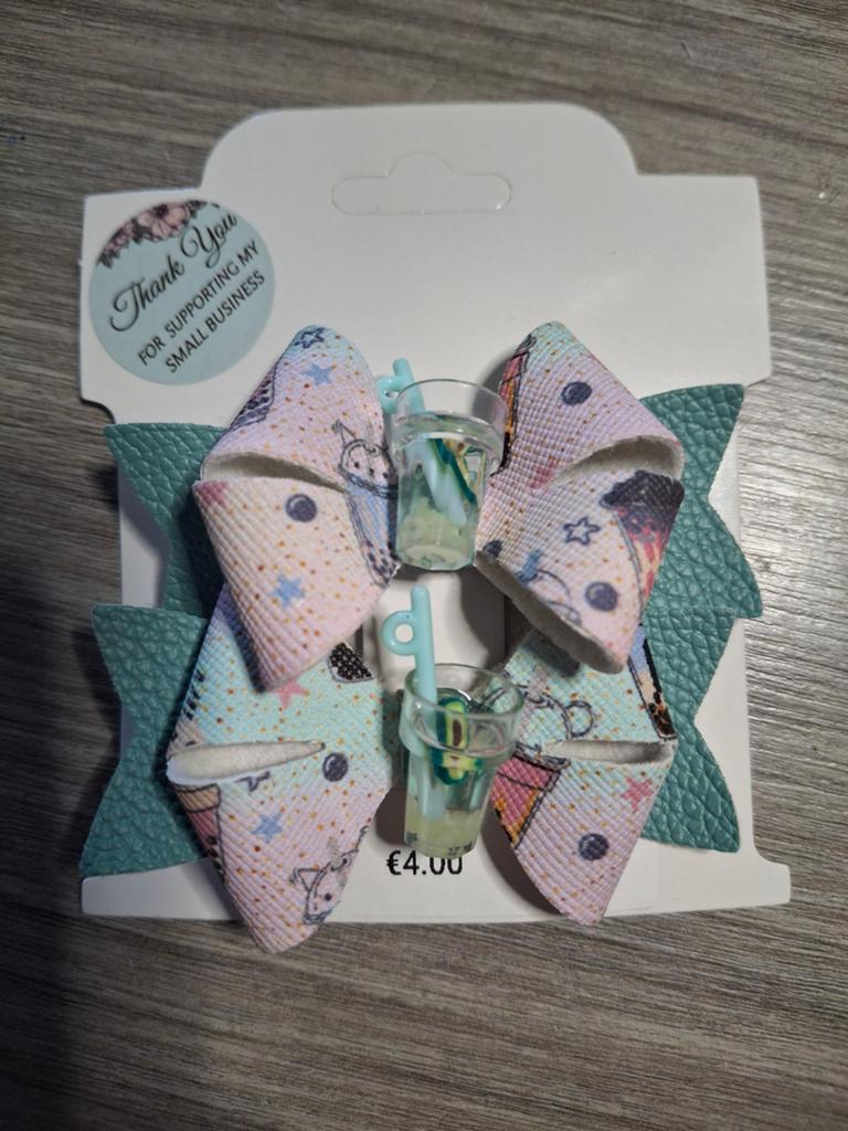 Nieuw handgemaakt haarstrikje met bubble tea design, Ophalen of Verzenden, Nieuw, Handgemaakt