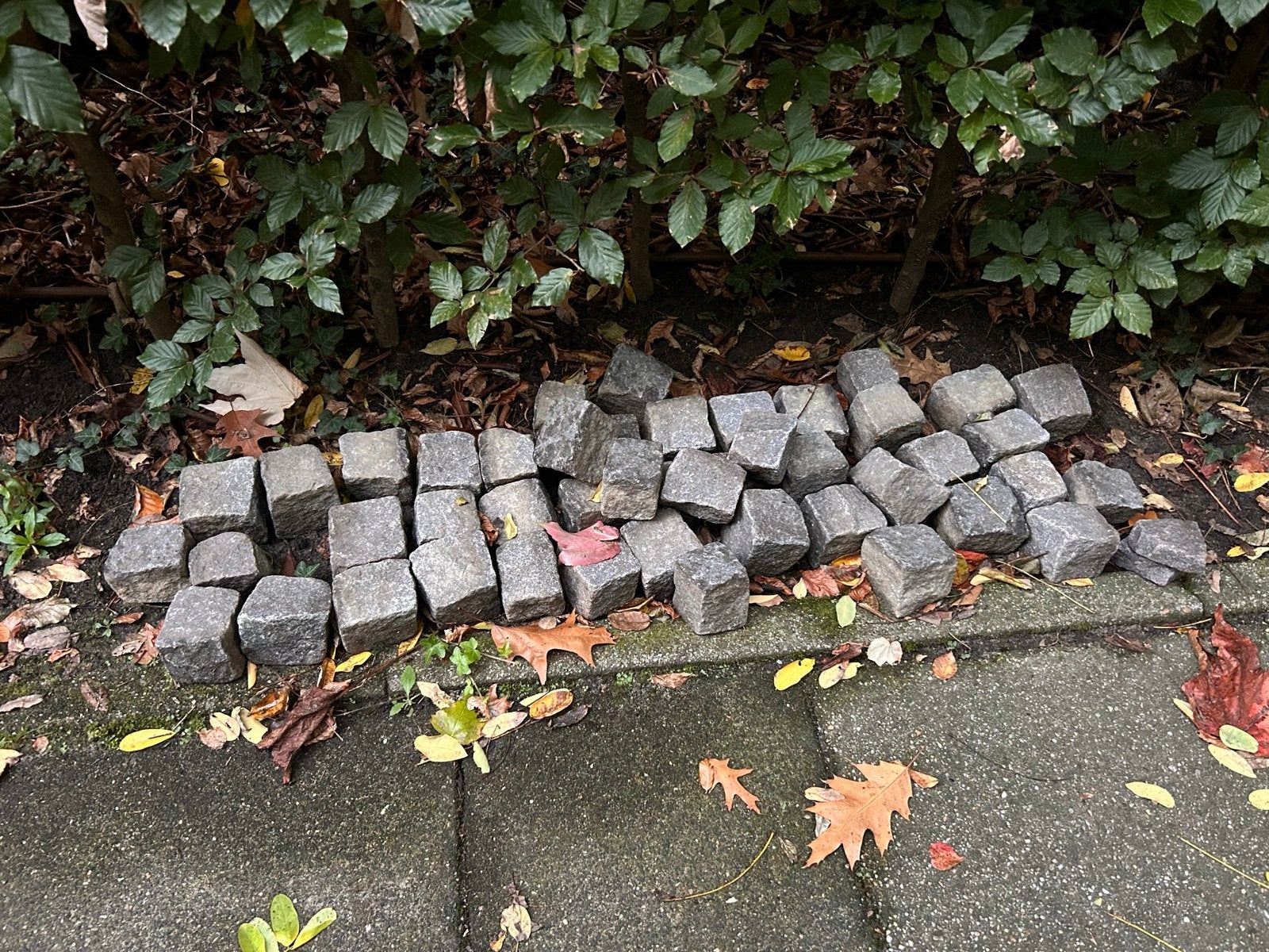 Portugese granieten keitjes 8-10 cm, Tuin en Terras, Ophalen, Gebruikt, Natuursteen, Overige typen