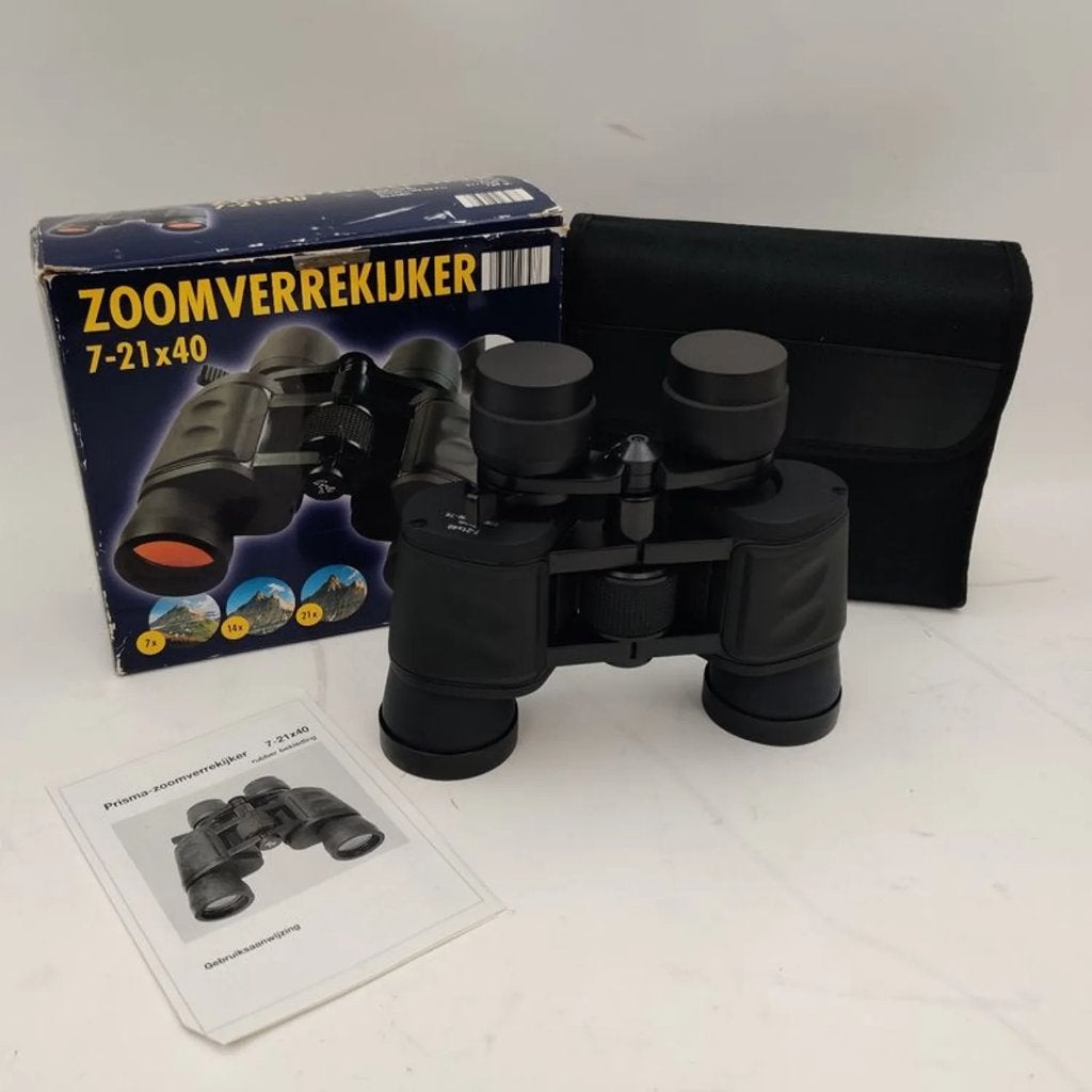 Prisma zoomverrekijker 7-21x40 incl tas en doos voor €39.99, P, P, Ophalen of Verzenden, Zo goed als nieuw