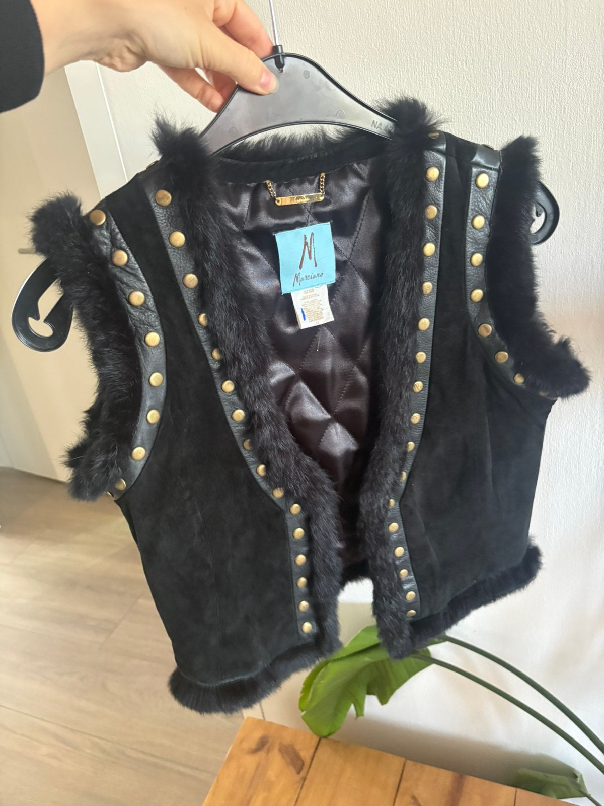 Guess by Marciano gilet vest leer  m, Ophalen of Verzenden, Zo goed als nieuw, Maat 38/40 (M), Zwart