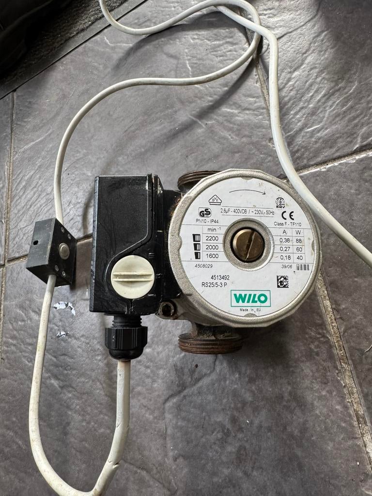 POMP WILO RS 25/5-3 P 130MM, Minder dan 30 cm, Overige typen, Wilo, Wilo